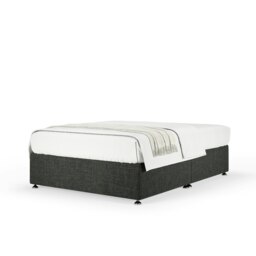 Ortho Classic Orthopaedic Charcoal Linen Divan Set Double