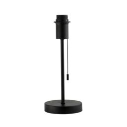 Traditional and Classic Table Lamp Base in Matte Black with Pull Cord Switch Black Black 1