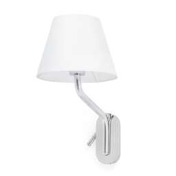 Eterna Reading Light Wall Light Chrome, E27