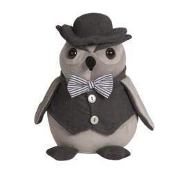 Straits Grey Mr Owl Door Stop