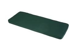3 Seater Bench Outdoor Garden Furniture Cushion - L141 x W48 x H4 cm - Forest Green Green