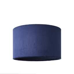 ValueLights Reni Small Navy Velvet Pendant Shade Blue