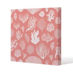 Corals and algae (Canvas Print) / 77 x 77 x 4cm Multi