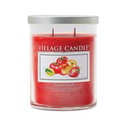 Village Candle Medium Scented Candle Tomato Basil Red One Size 1