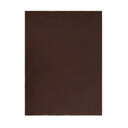 OHS Luxury Fleece Blanket Bedspread, 125x150cm - Chocolate