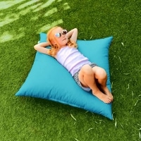 rucomfy Indoor Or Outdoor Water Resistant Floor Cushion Lounge Pillow