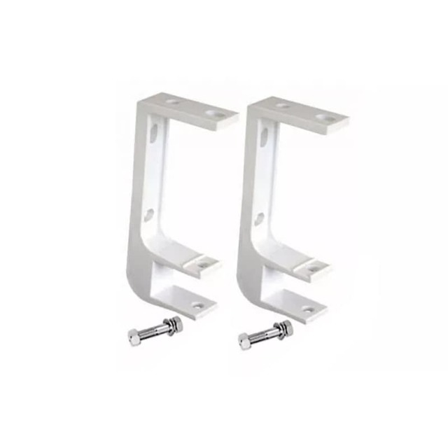 Set Of 2 Ceiling Wall Brackets For 35mm Torsion Bar Standard Manual XL Awnings