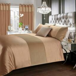 Intimates Hartley Geometric Velvet Duvet Cover & Pillowcase Set Cream Latte Double