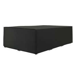 Outsunny Garden Furniture Cover Outdoor Waterproof Rattan Set Rain Protection Black Black 222L x 155W x 67H cm