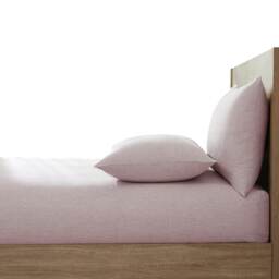 Martex Linen Fitted Sheet Pink - King