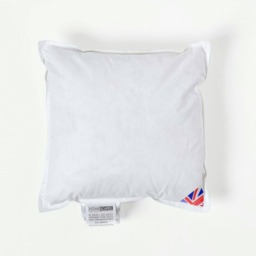 "Homescapes Luxury Duck Down Cushion Pad Insert Inner 35 x 35 cm (14 x 14 inches) White 35 x 35 cm (14 x 14"")"
