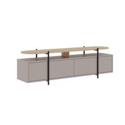 Decortie Hanley TV Stand 160x39x49.5cm Mocha Grey