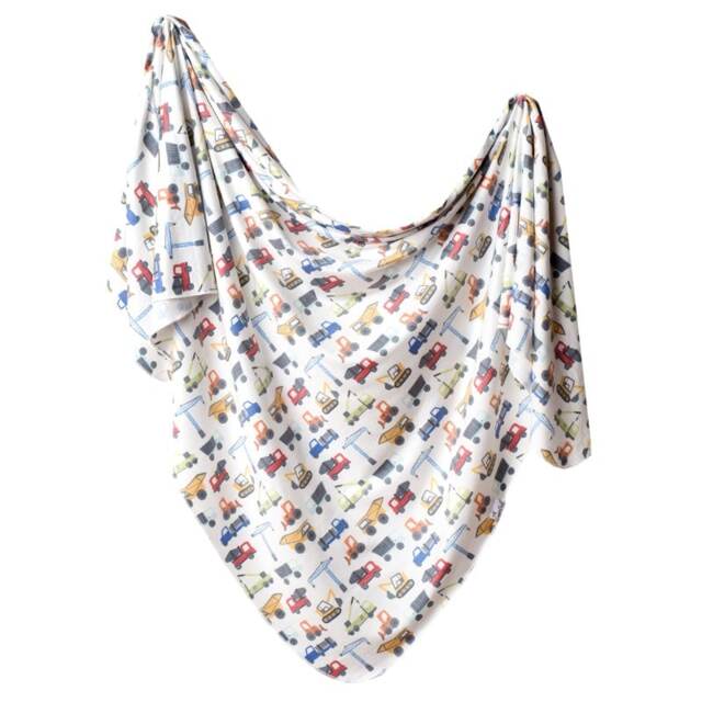 Copper Pearl Knitted Swaddle Blanket Diesel