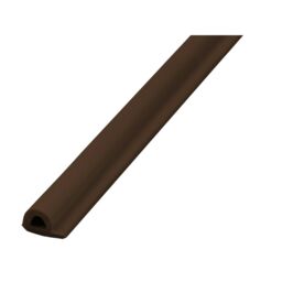 Faithfull Epdm Draught Excluder, P Profile - Brown - 9mm x 5.5mm Brown