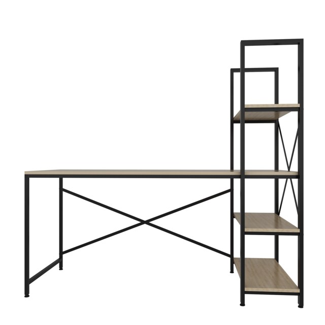 Decorotika Gentile Computer Desk with Metal Frame - W 148 cm x H 160 cm