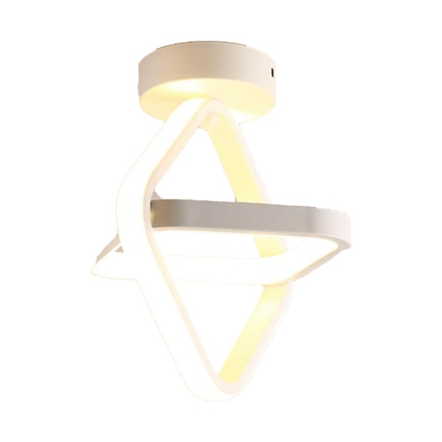 Square White Ceiling Lamp LED Linear Ceiling Lamp