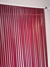 Heavy Duty Bug Blind,Fly Blind,Strip Blind, Door Blind-BURGUNDY (80cm wide-UK Standard door size)