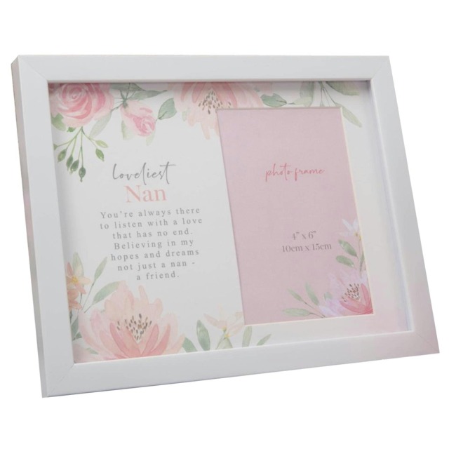 Sophia Box Photo Frame With Mount - Loveliest Nan SP2274NAN Multi One Size