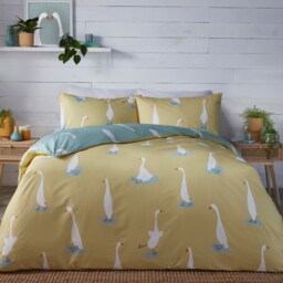 Fusion Puddles The Duck Duvet Cover Set Yellow