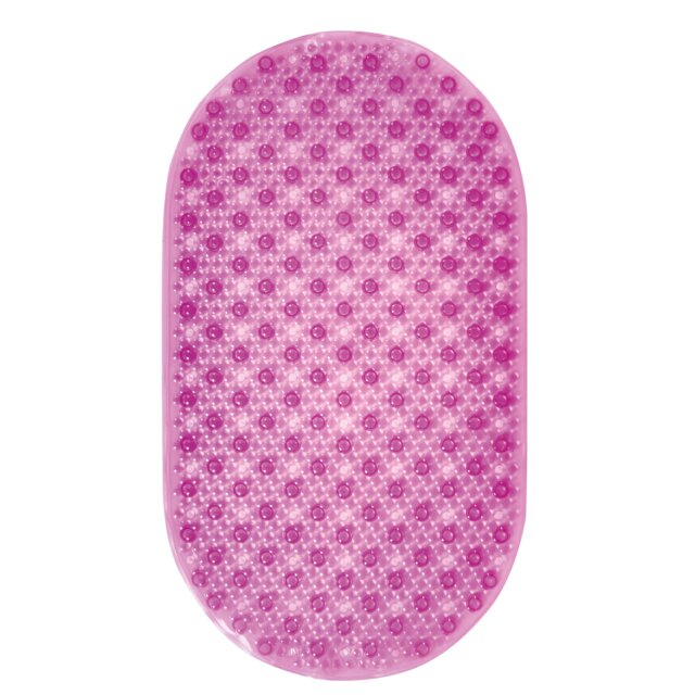 Showerdrape Cleo Pink Anti Slip Bath Mat 69cm x 39cm Pink Pink 1