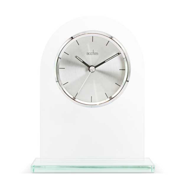 Acctim Ledburn Pendulum Mantel Clock Quartz Glass Luminous Hands Energy Efficient Movement