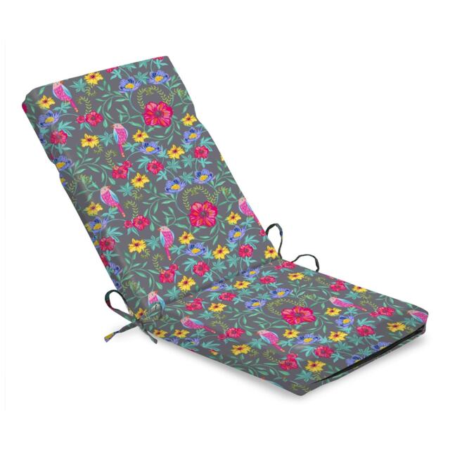 Wildflower Garden Back/Seat Pad Multi 42cm x 95cm x 5cm 1