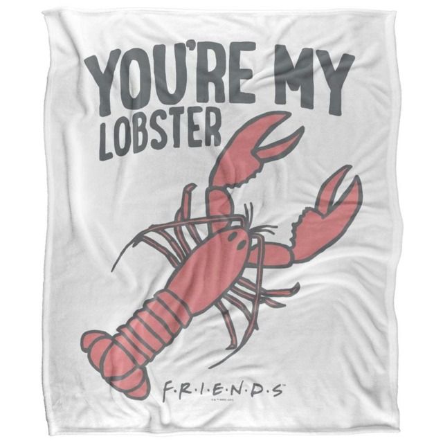 Friends You´re My Lobster Blanket - Multicoloured - One Size