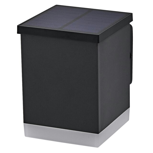 Osram ENDURA Style Solar Quadro Outdoor Wall Light 0.5W 50lm Black