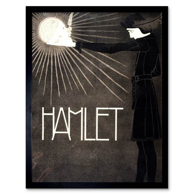 Theatre Stage Play Hamlet Shakespeare Netherlands Framed Wall Art Print