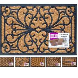 Home Entryway Heavy Duty Non Slip Door Mat Panama Home Welcome Coir