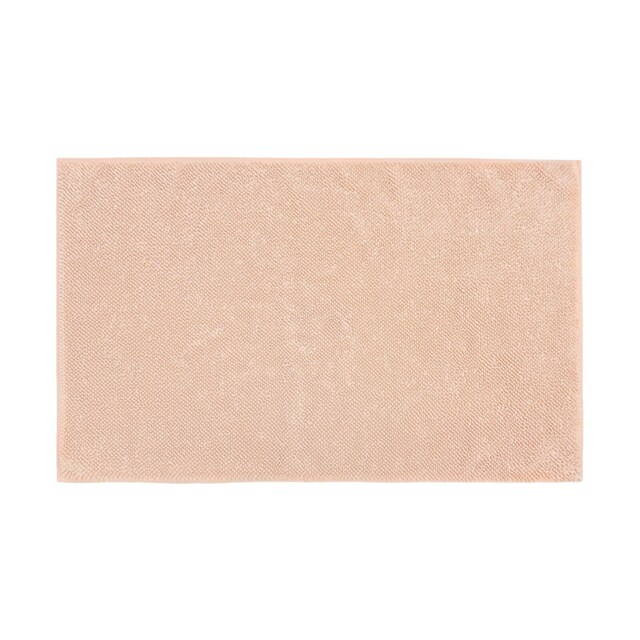 "Luxury Loop Reversible Organic Cotton Bath Mat Pink Blush Pink 50 x 80cm (20 x 32"") 1"