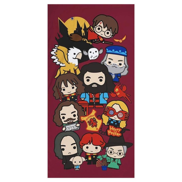 Harry Potter Charm Towel Multi Multicoloured One Size 1