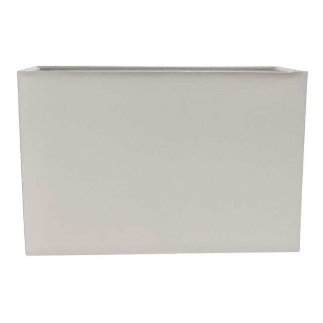 Contemporary and Stylish Dove Grey Linen Fabric Rectangular Lamp Shade Grey Grey 1