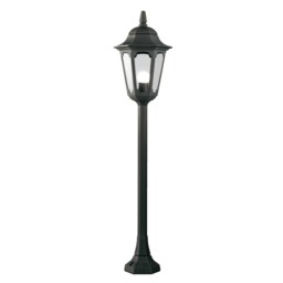 Parish 1 Light Outdoor Bollard Lantern Black IP44, E27