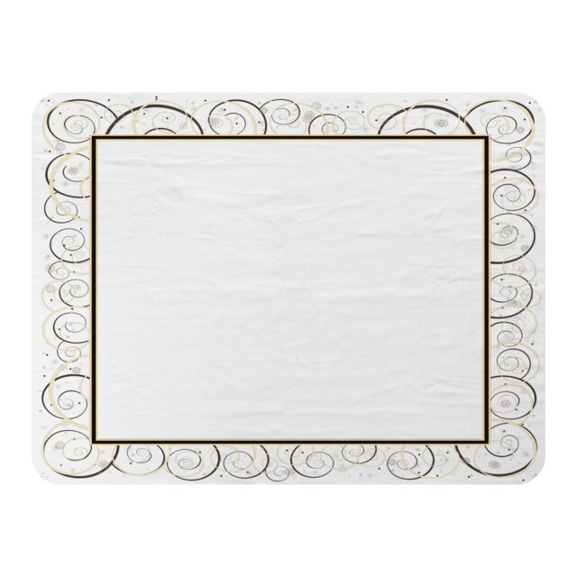 Swirling Frame Blanket Multi