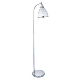 Brunswick Polished Nickel & Glass Task Floor Lamp