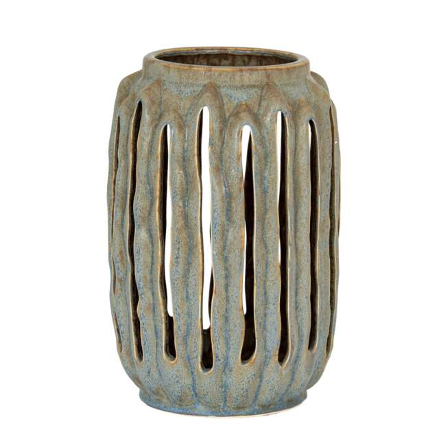 Hill Interiors Capella Lantern Candle Holder Grey Grey 27cm x 18cm x 18cm 1