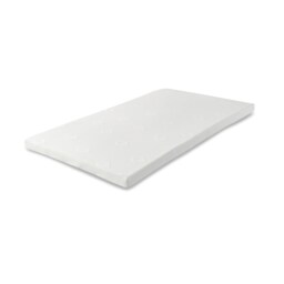 Westwood Fabric Mattress Topper - 1 Inch Deep, Plush Comfort, Breathable Design White