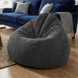 rucomfy Jumbo Cord Slouchbag - Indoor Classic Bean Bag for Adults