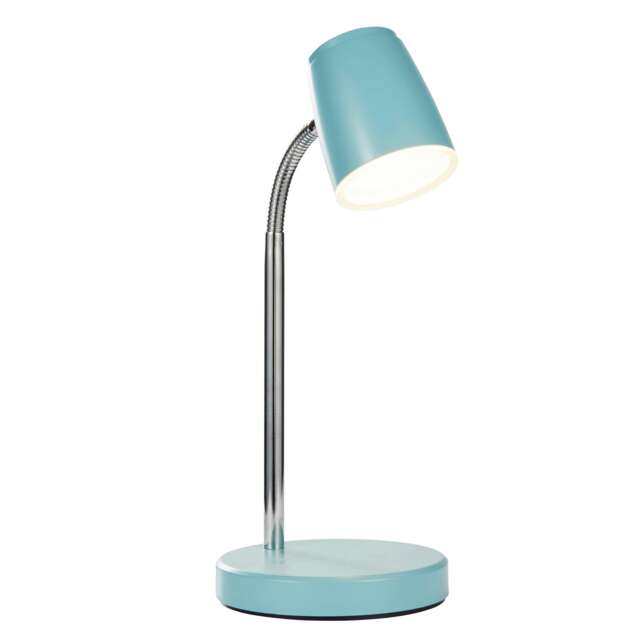 BHS Glow Kid's LED Task Table Lamp, Blue