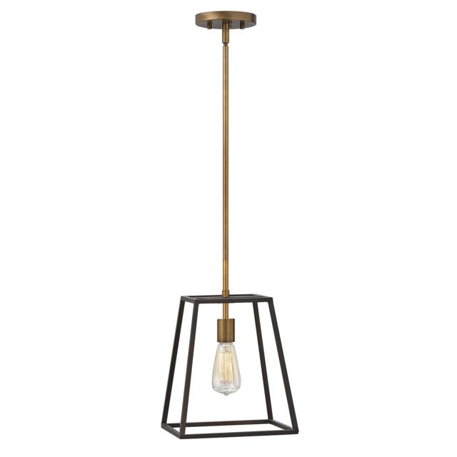 Fulton 1 Light Ceiling Pendant Bronze, E27