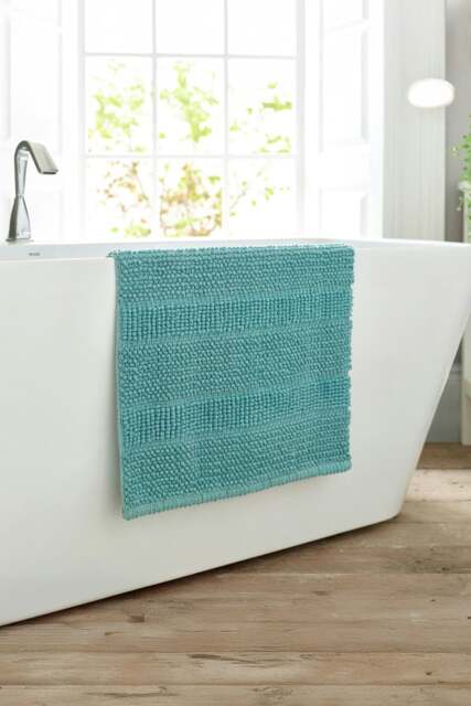 Romeo Absorbent 1500gsm Bath Mat - Soft Bathroom 50x80cm Mat Green Seafoam 50 x 80cm