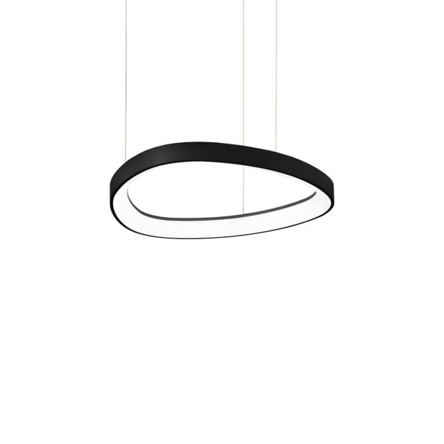Gemini 42.5cm LED Integrated LED Pendant Ceiling Light Black 2700K