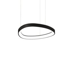 Gemini 42.5cm LED Integrated LED Pendant Ceiling Light Black 2700K