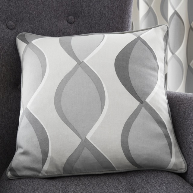 Fusion Lennox Filled Cushion Grey