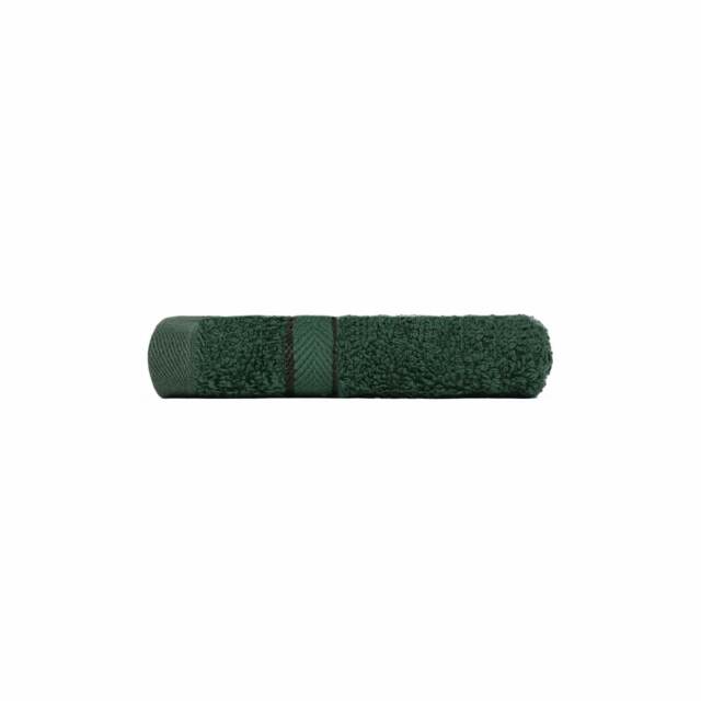 OHS Luxury Soft 100% Cotton 500GSM Bathroom Face Cloth Towel, 30x30cm - Forest Green