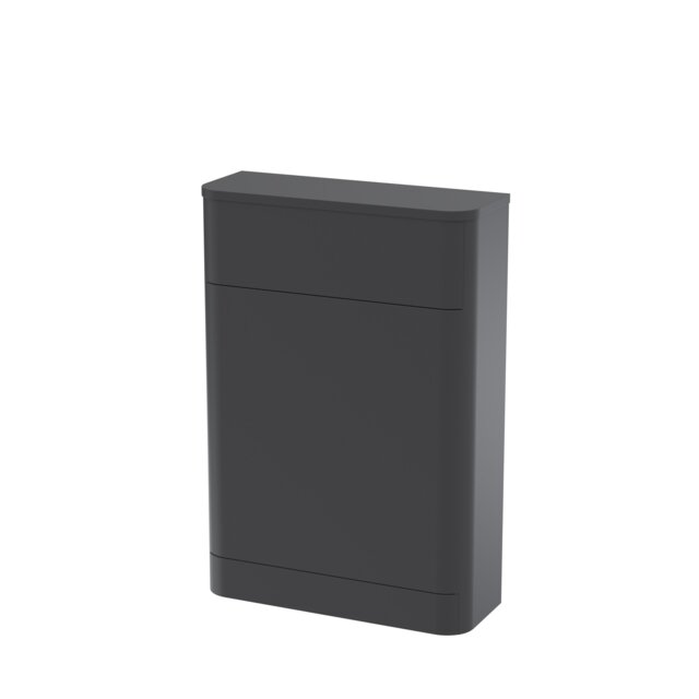 Balterley Floor Standing WC Toilet Unit - with Sleek Modern Design, Durable Style for Bathrooms by Balterley Grey Satin Soft Black 1