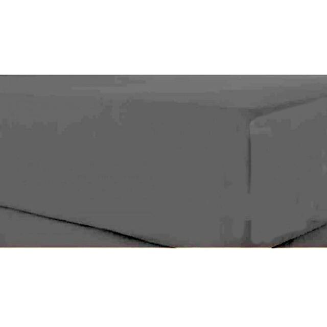 Percale Fitted Sheet in Grey - King Multi King