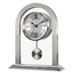 Acctim Colney Silver Clock Silver