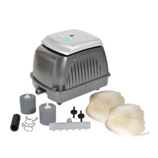Hozelock Air Pump & Accessories Including Hose & Air Stone and Check Valve Black, 4500 Litres Per Hour